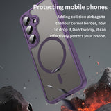 Husa de protectie Techsuit HaloFrost II MagSafe compatibil cu Samsung Galaxy S25 FE, Mov