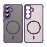 Husa de protectie Techsuit HaloFrost II MagSafe compatibil cu Samsung Galaxy S25 FE, Mov