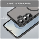Husa de protectie Techsuit HaloFrost II MagSafe compatibil cu Samsung Galaxy S25 FE, Negru