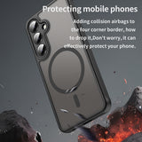Husa de protectie Techsuit HaloFrost II MagSafe compatibil cu Samsung Galaxy S25 FE, Negru