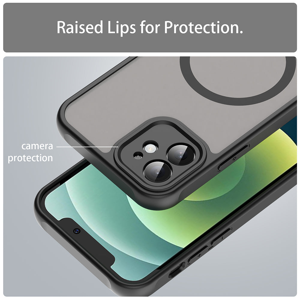 Husa de protectie Techsuit HaloFrost II MagSafe compatibil cu iPhone 11, Negru