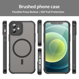 Husa de protectie Techsuit HaloFrost II MagSafe compatibil cu iPhone 11, Negru