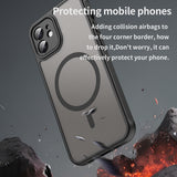 Husa de protectie Techsuit HaloFrost II MagSafe compatibil cu iPhone 11, Negru