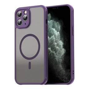 Husa de protectie Techsuit HaloFrost II MagSafe compatibil cu iPhone 11 Pro Max, Mov