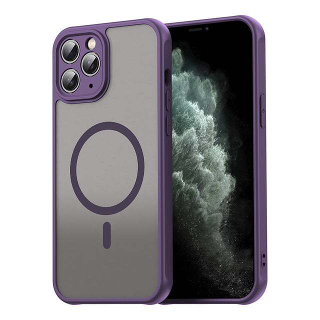 Husa de protectie Techsuit HaloFrost II MagSafe compatibil cu iPhone 11 Pro Max, Mov