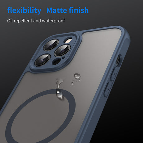 Husa pentru iPhone 11 Pro Max - Techsuit HaloFrost II MagSafe - Navy Blue