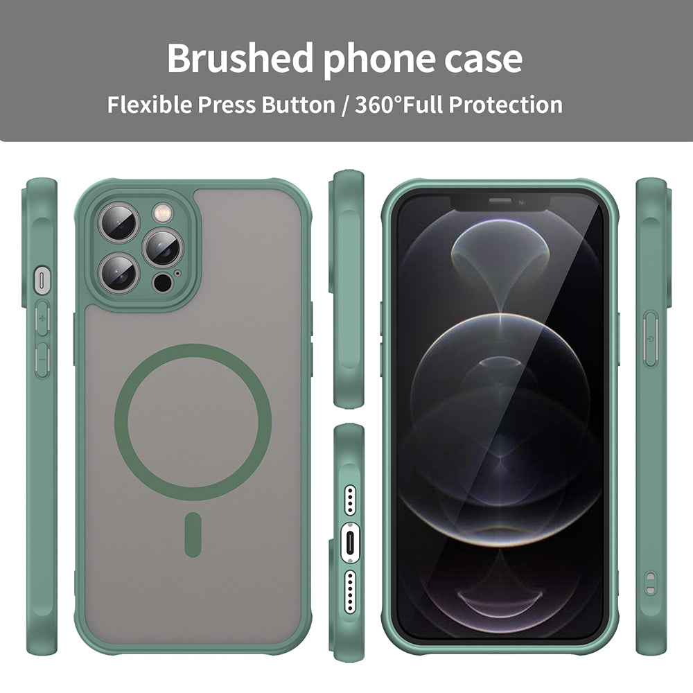 Husa de protectie Techsuit HaloFrost II MagSafe compatibil cu iPhone 11 Pro Max, Verde