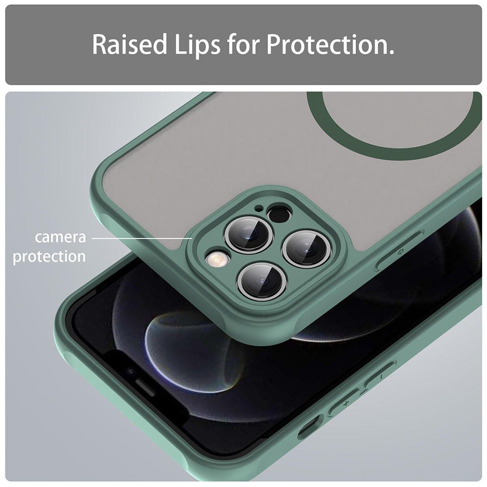 Husa de protectie Techsuit HaloFrost II MagSafe compatibil cu iPhone 11 Pro Max, Verde