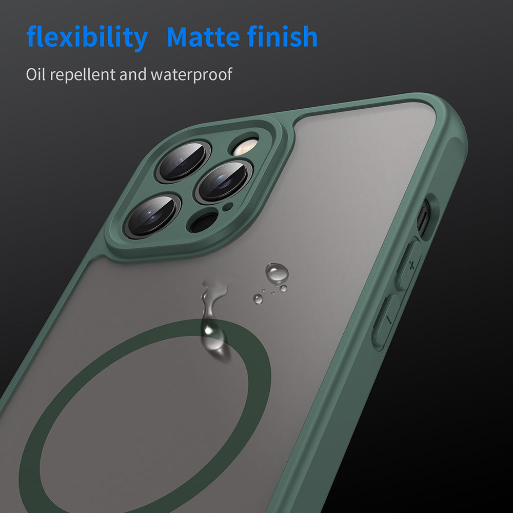 Husa de protectie Techsuit HaloFrost II MagSafe compatibil cu iPhone 11 Pro Max, Verde