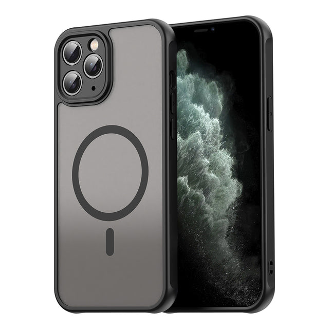 Husa de protectie Techsuit HaloFrost II MagSafe compatibil cu iPhone 11 Pro Max, Negru