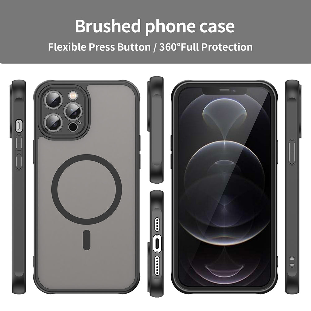 Husa de protectie Techsuit HaloFrost II MagSafe compatibil cu iPhone 11 Pro, Negru