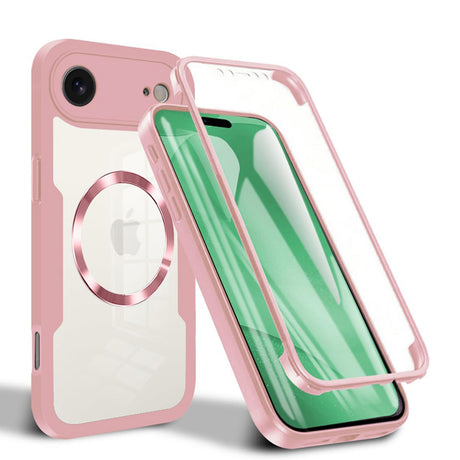 Folie de protectie Techsuit ColorVerse 360 MagSafe Series + compatibil cu iPhone 17 Air, Roz