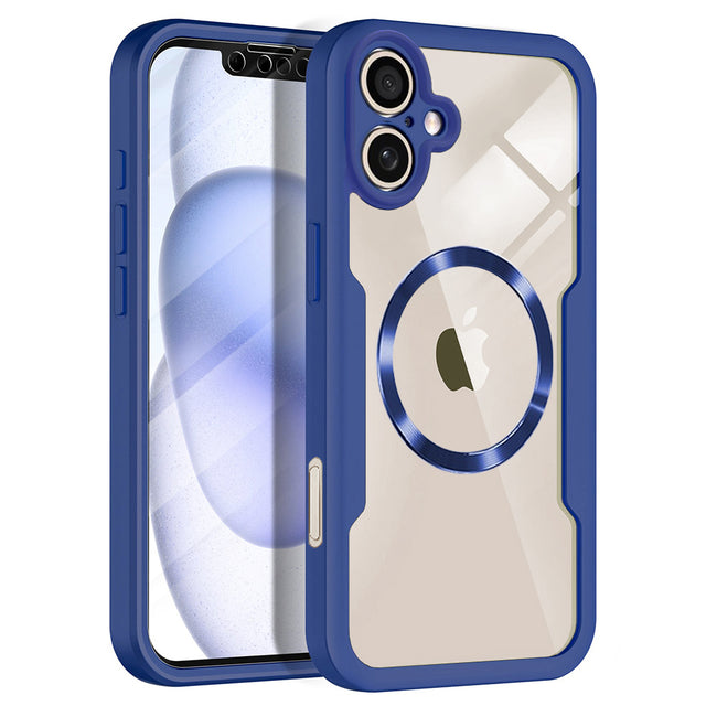 Folie de protectie Techsuit ColorVerse 360 MagSafe Series + compatibil cu iPhone 17, Albastru