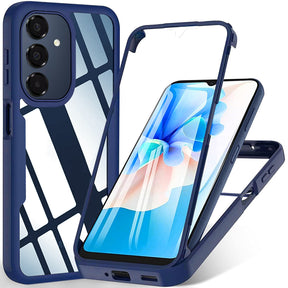 Folie de protectie Techsuit ColorVerse 360 Series + compatibil cu Samsung Galaxy A16 4G / A16 5G / A17 5G / A17 4G / M17 / F17, Albastru