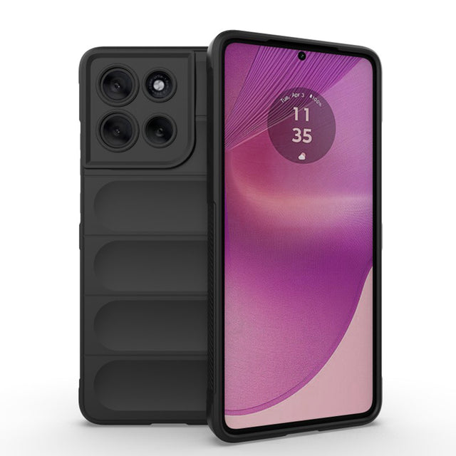 Husa de protectie Techsuit Magic Shield compatibil cu Motorola Moto G86, Negru