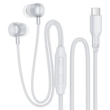Casti Acefast Wired Earphones (L8), Type-C, In-ear Design, with Microphone, Control Remote, Flexible, Silicone, 1.2m, Negru