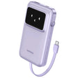 Baterie externa Ugreen PB511 (35604B), USB, Type-C with Built-in Cable, 10000mAh, 30W, Mov