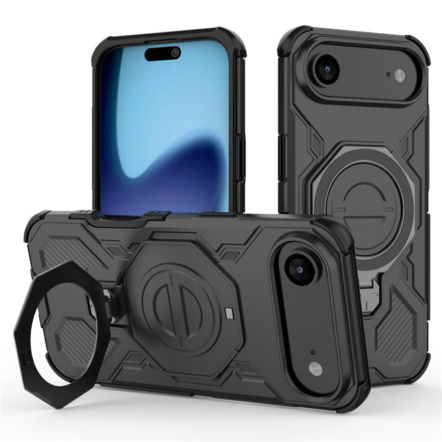 Husa de protectie Techsuit Carbon Shield PRO compatibil cu iPhone 17 Air, Negru
