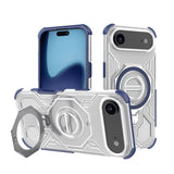 Husa de protectie Techsuit Carbon Shield PRO compatibil cu iPhone 17 Air, Albastru Transparent