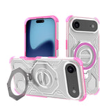 Husa de protectie Techsuit Carbon Shield PRO compatibil cu iPhone 17 Air, Roz Transparent