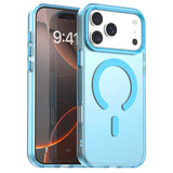 Husa de protectie Techsuit CandyCase MagSafe compatibil cu iPhone 17 Pro, Albastru