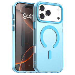 Husa de protectie Techsuit CandyCase MagSafe compatibil cu iPhone 17 Pro, Albastru