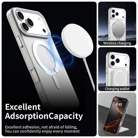 Husa de protectie Techsuit CandyCase MagSafe compatibil cu iPhone 17 Pro, Alb