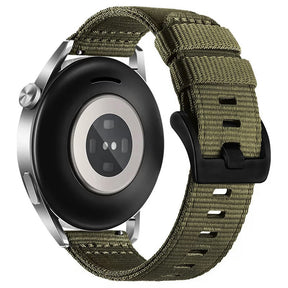 Curea smartwatch Techsuit Watchband 22mm (W070) compatibil cu Samsung Galaxy Watch (46mm)/Watch 3/Gear S3, Huawei Watch GT/GT 2/GT 3 (46mm), Camo Green