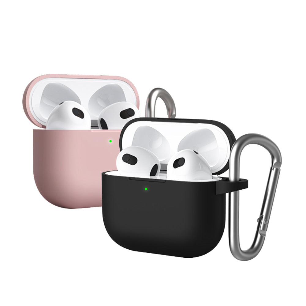 Casti Blueo Liquid Silicone Protect Case, for AirPods 3, Negru