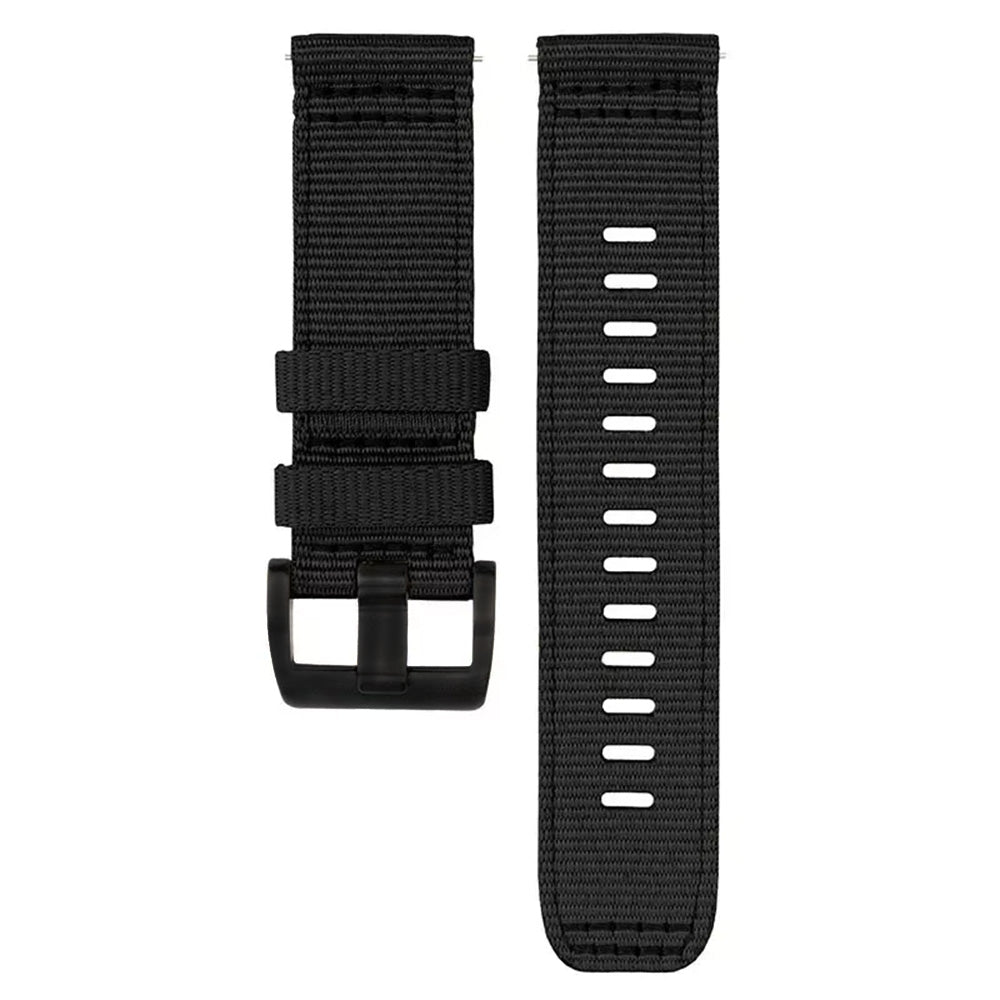 Curea smartwatch Techsuit Watchband 20mm (W070) compatibil cu Samsung Galaxy Watch 4/5/Active 2, Huawei Watch GT 3 (42mm)/GT 3 Pro (43mm), Obsidian Black