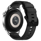 Curea smartwatch Techsuit Watchband 20mm (W070) compatibil cu Samsung Galaxy Watch 4/5/Active 2, Huawei Watch GT 3 (42mm)/GT 3 Pro (43mm), Obsidian Black