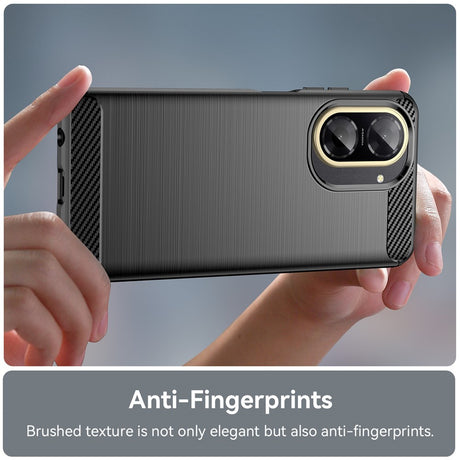 Husa de protectie Techsuit Carbon Silicone compatibil cu Xiaomi Redmi A5 4G (Regional), Negru