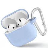 Casti Blueo Liquid Silicone Protect Case, for AirPods 4, Albastru Cer