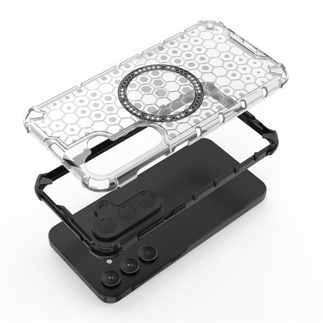 Husa de protectie Techsuit HoneyComb Shield MagSafe compatibil cu Samsung Galaxy A26 5G, Albastru