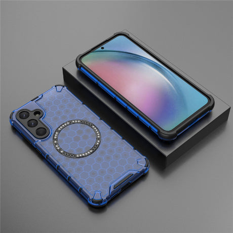 Husa de protectie Techsuit HoneyComb Shield MagSafe compatibil cu Samsung Galaxy A26 5G, Albastru