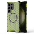 Husa de protectie Techsuit HoneyComb Shield MagSafe compatibil cu Samsung Galaxy S25 Ultra, Verde Lime