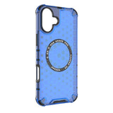 Husa de protectie Techsuit HoneyComb Shield MagSafe compatibil cu iPhone 16, Albastru