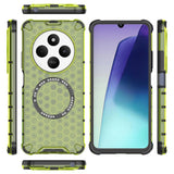 Husa de protectie Techsuit HoneyComb Shield MagSafe compatibil cu Xiaomi Redmi 14C / Poco C75, Verde Lime