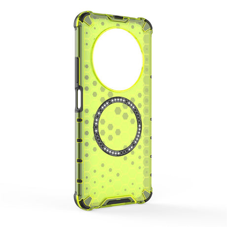 Husa de protectie Techsuit HoneyComb Shield MagSafe compatibil cu Xiaomi Redmi 14C / Poco C75, Verde Lime