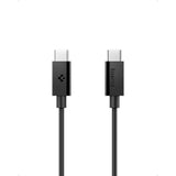 Cablu Spigen Essential EB6010CC (ACA08718), Fast Charging, 2x Type-C, 60W, 480Mbps, 1m, Negru