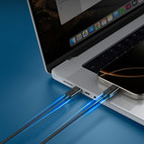 Cablu Spigen Essential EB6010CC (ACA08718), Fast Charging, 2x Type-C, 60W, 480Mbps, 1m, Negru