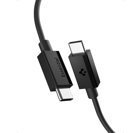 Cablu USB-C Spigen, 60 W, 1 m, negru
