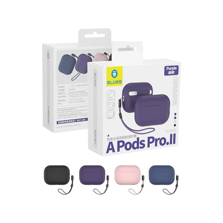 Casti Blueo Liquid Silicone Protect Case, for AirPods Pro 2, Mov