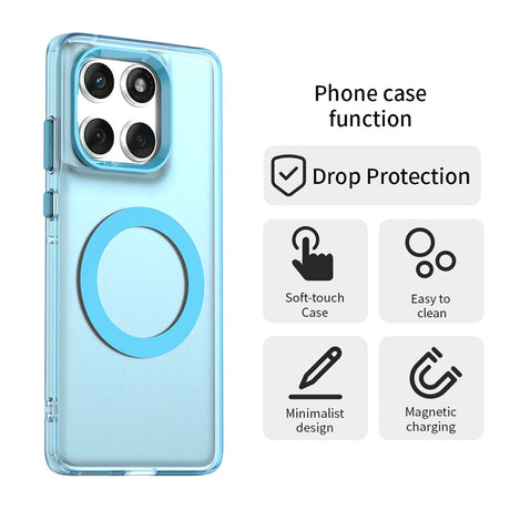 Husă Techsuit CandyCase MagSafe albastră pentru Motorola Edge 60 / Motorola Edge 60 Fusion