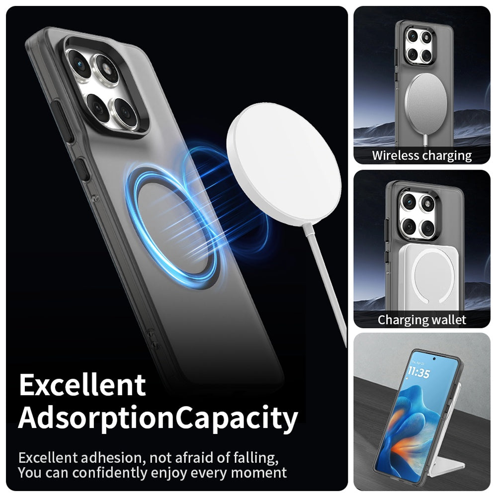 Husa de protectie Techsuit CandyCase MagSafe compatibil cu Motorola Edge 60 / Edge 60 Fusion, Negru