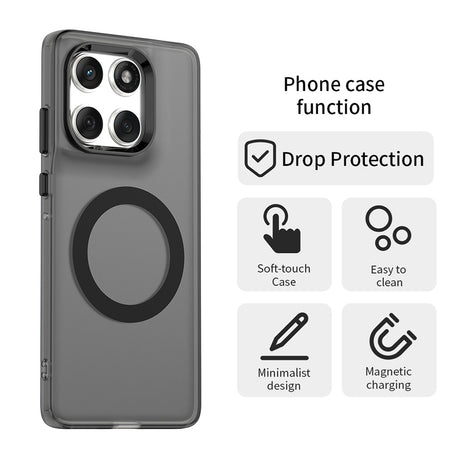Husa de protectie Techsuit CandyCase MagSafe compatibil cu Motorola Edge 60 / Edge 60 Fusion, Negru