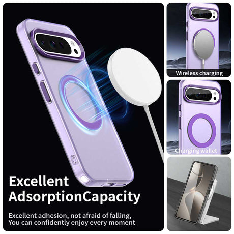 Husa de protectie Techsuit CandyCase MagSafe compatibil cu Google Pixel 10 Pro XL, Mov
