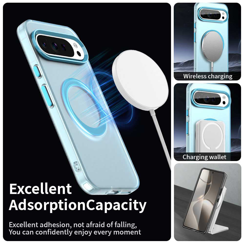 Husa de protectie Techsuit CandyCase MagSafe compatibil cu Google Pixel 10 Pro XL, Albastru