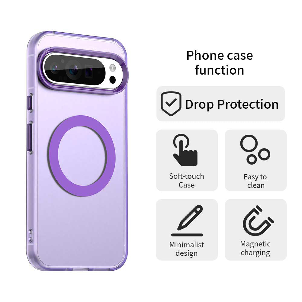 Husa de protectie Techsuit CandyCase MagSafe -Google Pixel 10 / 10 Pro compatibil cu Purple