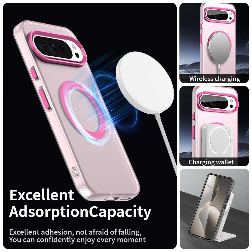 Husa de protectie Techsuit CandyCase MagSafe compatibil cu Google Pixel 10 / 10 Pro, Roz